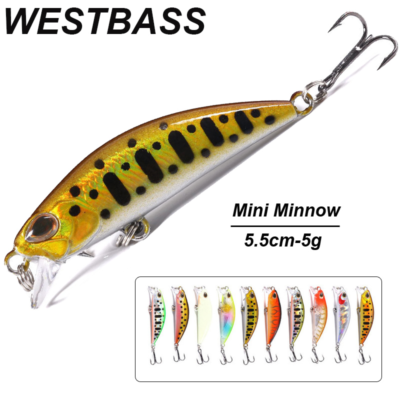 Westbass 1px micro minnow isca - Fishing Lure Popper avaliação e preço