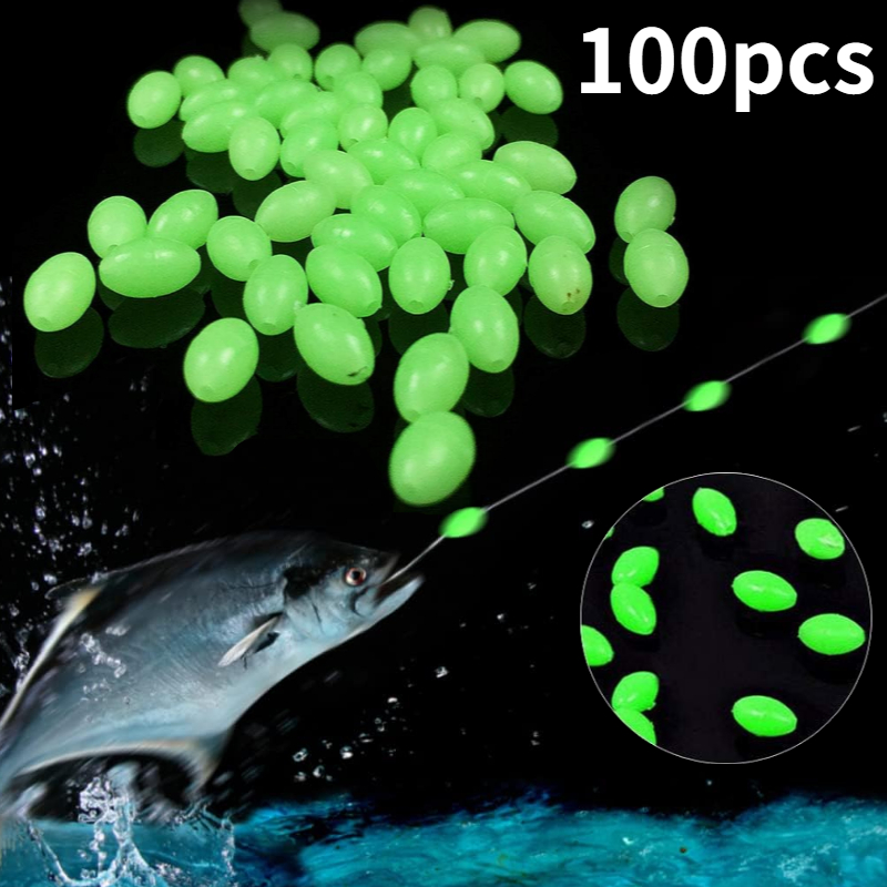 100 pçs/lote oval noite lumino - Fishing Lure Topwater avaliação e preço