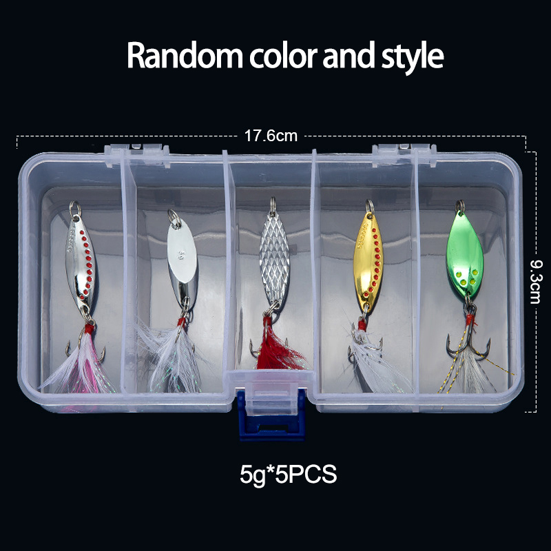 Colher de metal girador isca d - Fishing Lure Spinnerbait avaliação e preço