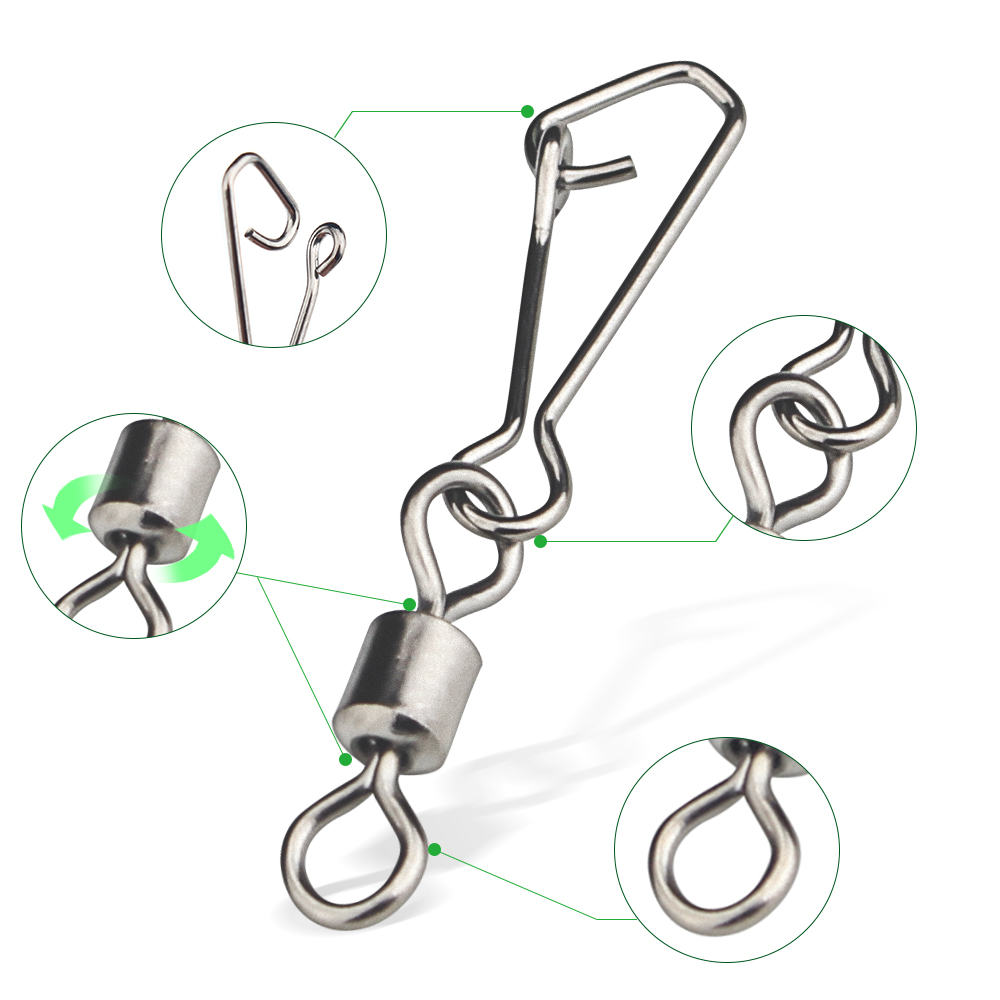 DNDYUJU 30PCS Conector de Isca - Fishing Lure Accessories avaliação e preço