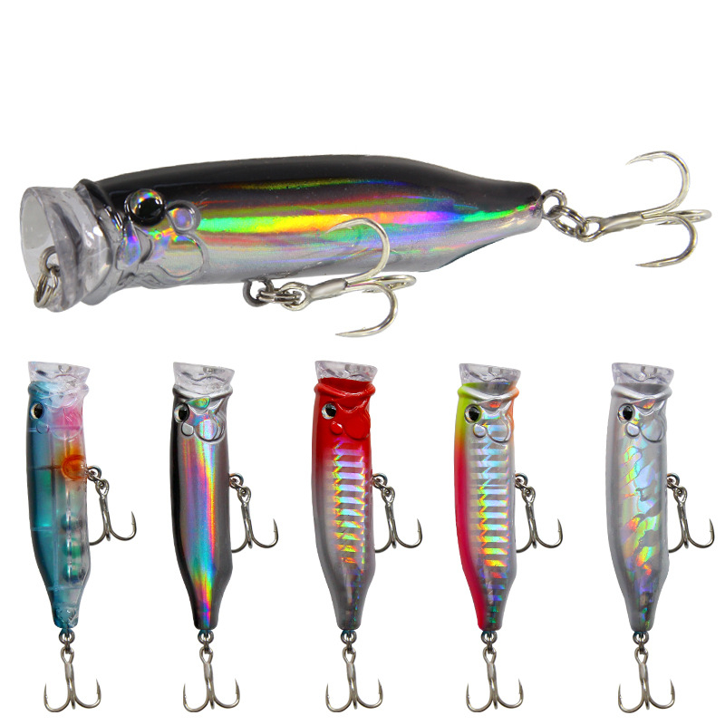 5 Iscas Artificiais Popper de  - Fishing Lure Popper avaliação e preço