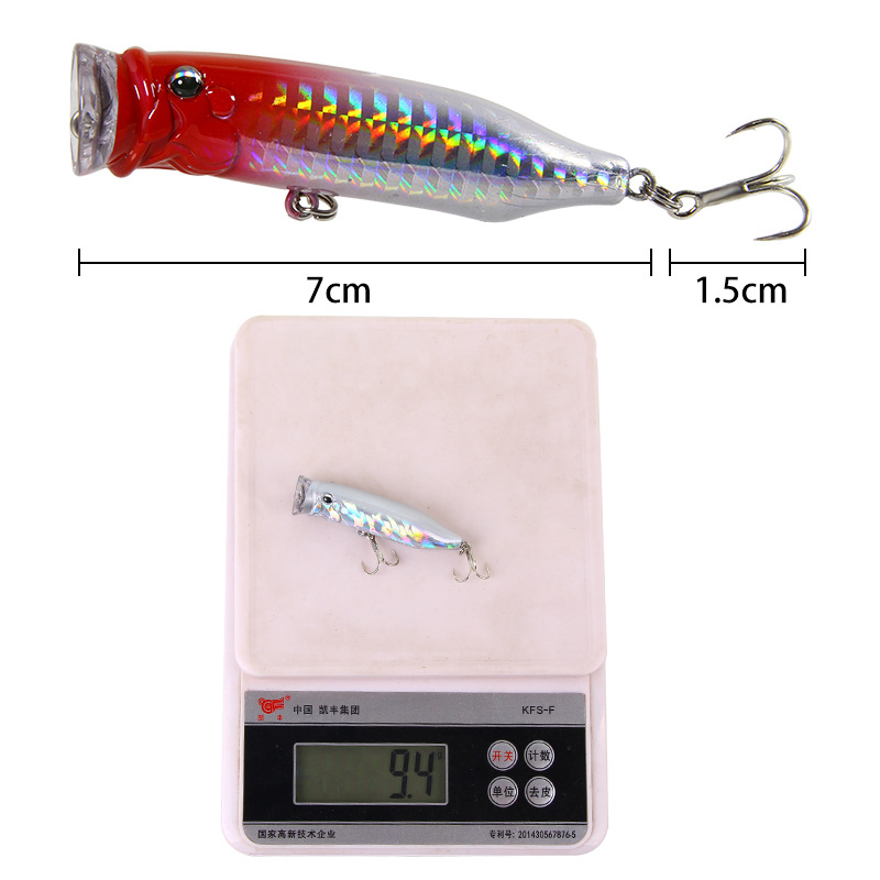 5 Iscas Artificiais Popper de  - Fishing Lure Popper avaliação e preço